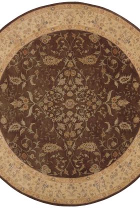 Nourison Home Heritage Hall Brown 9' x Round