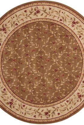 Nourison Home Ashton House Olive 5'6" x Round