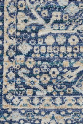 Nourison Home Lustrous Weave Blue 5'3" x 7'9"