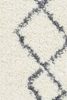 Nourison Home Serenity Shag Ivory/Slate 7'10" x 10'6"