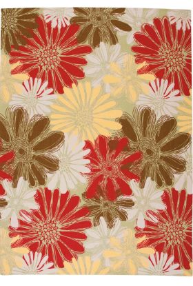 Nourison Home & Garden Green 7'9" x 10'10"