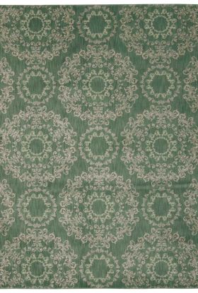 Nourison Home Tranquility Light Green 3'9" x 5'9"