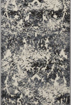 Michael Amini Gleam Ivory/Slate 2'2" x 7'6" Runner