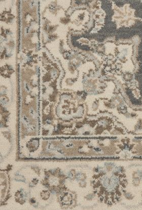 Nourison Home Living Treasures Grey/Ivory 3'6" x 5'6"