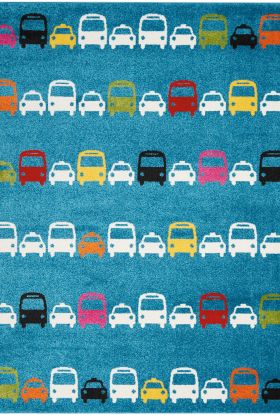 Nourison Home Miles Blue 5'2" x 7'