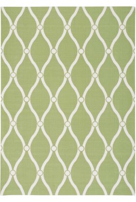 Nourison Home & Garden Green 4'4" x 6'3"