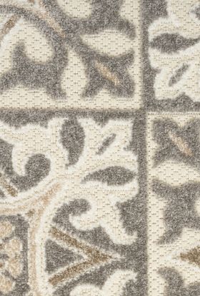 Nourison Home Aloha Ivory Grey