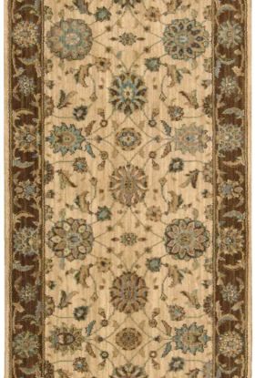 Nourison Home Living Treasures Beige 2'6" x 8' Runner