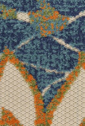 Nourison Home Aloha Blue Green
