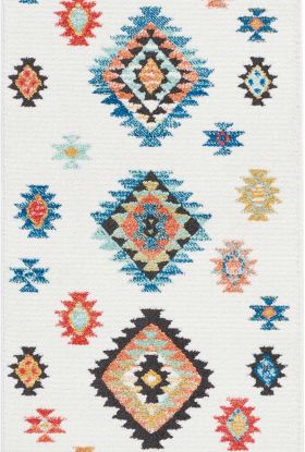 Nourison Home South Western White 2'2" x 7'9" Runner