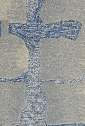 Nourison Home Symmetry Blue/Grey 7'9" x 9'9"