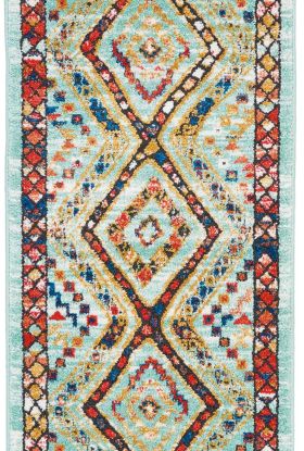 Nourison Home South Western Aqua 2'2" x 4'3"