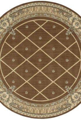 Nourison Home Ashton House Mink 7'5" x Round