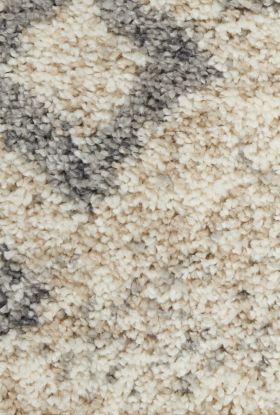 Nourison Home Oslo Shag Ivory/Grey