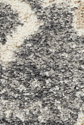 Nourison Home Oslo Shag Grey/Ivory