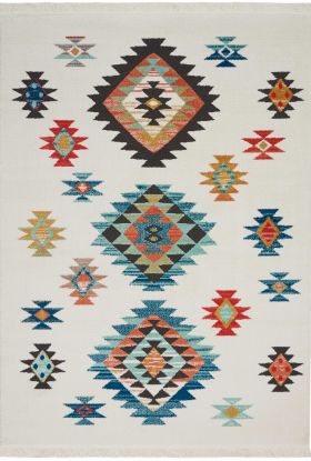 Nourison Home South Western White 6'7" x 9'7"