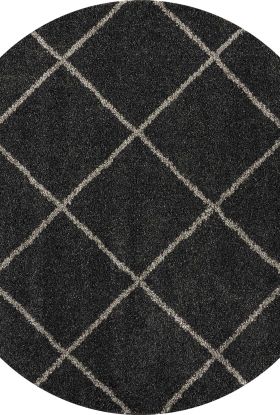 Nourison Home Brisbane Charcoal 6'7" x Round