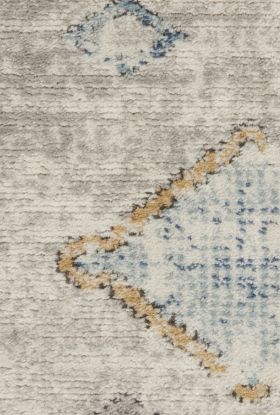 Nourison Home Quarry Ivory/Grey/Blue 3' x 5'