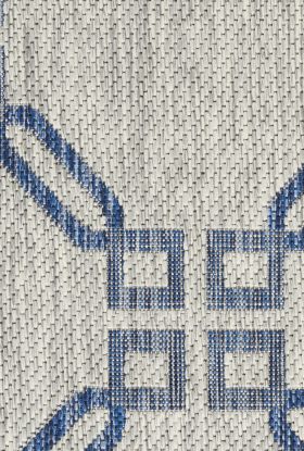 Nourison Home Country Side Ivory Blue 2'2" x 7'6" Runner