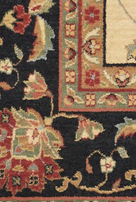 Nourison Home Living Treasures Ivory/Black 8'3" x 11'3"