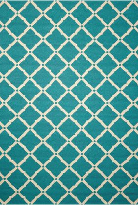 Nourison Home Portico Aqua 8' x 10'6"