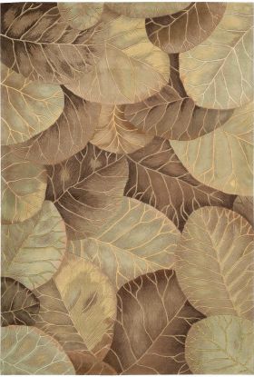 Nourison Home Tropics Brown/Green