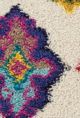 Nourison Home Nomad Ivory/Multicolor 2'2" x 4'