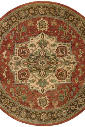 Nourison Home Jaipur Red 8' x Round