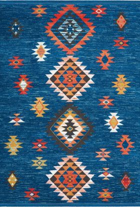 Nourison Home South Western Blue 9'3" x 13'