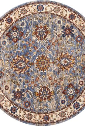 Nourison Home Lagos Sky 5' x Round