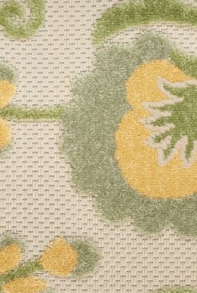 Nourison Home Aloha Ivory Green