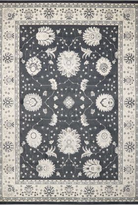 Nourison Home Maymana Charcoal 3'9" x 5'9"