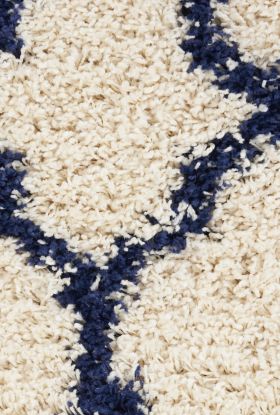 Nourison Home Amore Ivory/Blue 2'2" x 7'6" Runner