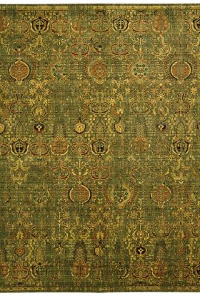 Nourison Home Timeless Green/Gold 8'6" x 11'6"