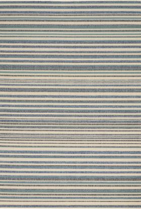 Barclay Butera Lido Blue/Cream 5'3" x 7'5"