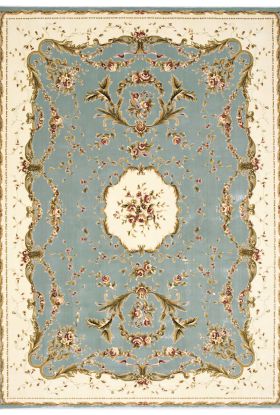 Nourison Home Bordeaux Slate Blue 9'10" x 13'2"