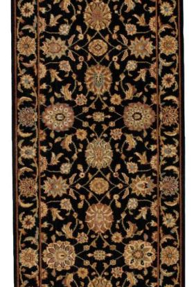 Nourison Home Living Treasures Black 2'6" x 12' Runner