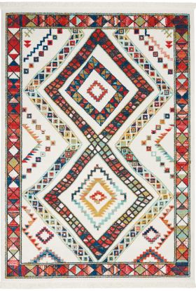 Nourison Home South Western White 3'11" x 6'2"