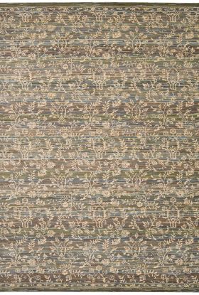 Nourison Home Rhapsody Blue/Moss 5'6" x 8'