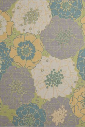 Nourison Home & Garden Green 5' x Square