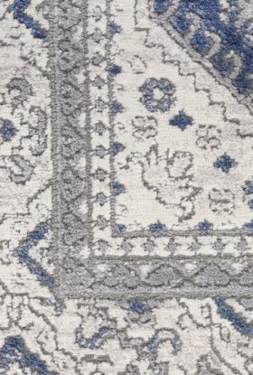 Nicole Curtis Series 4 Grey/Navy 4' x 6'