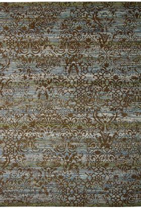 Nourison Home Rhapsody Blue/Moss 7'9" x 9'9"