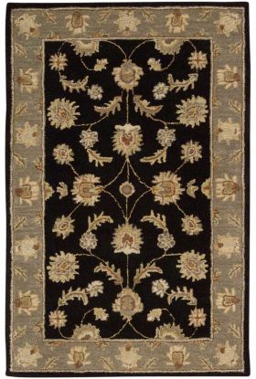 Nourison Home India House Black 3'6" x 5'6"