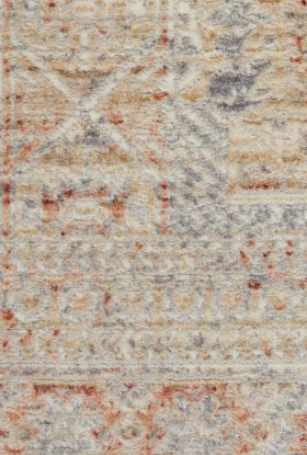 Nourison Home Lustrous Weave Grey/Brick 3'10" x 5'10"