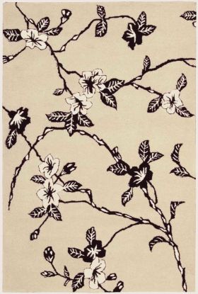 Nourison Home Modern Elegance Black/White 3'6" x 5'6"