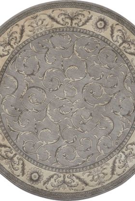 Nourison Home Somerset Silver 5'6" x Round