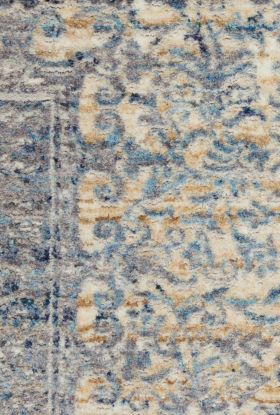 Nourison Home Lustrous Weave Blue/Grey