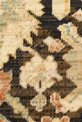 Nourison Home Antique Bloom Mocha Multicolor