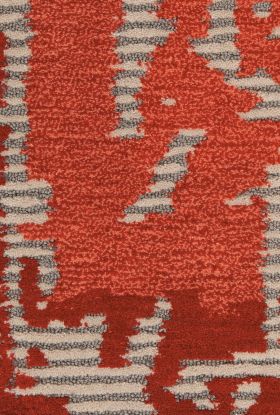 Nourison Home Symmetry Beige/Red 3'9" x 5'9"