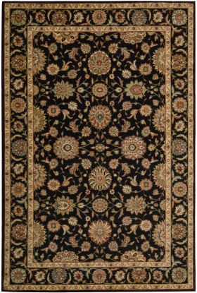 Nourison Home Living Treasures Black 5'6" x 8'3"